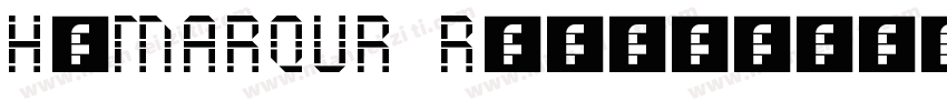 H_MARQUR Regular字体转换